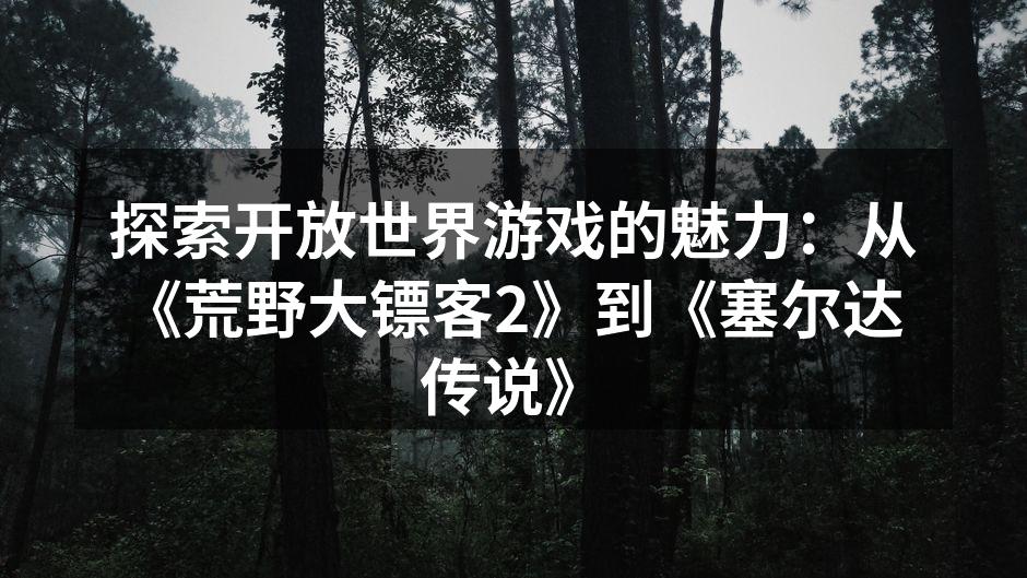 探索开放世界游戏的魅力：从《荒野大镖客2