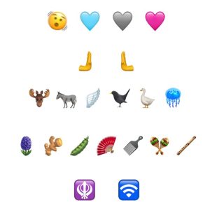 iOS 16.4 adds 31 emoji including shaking face